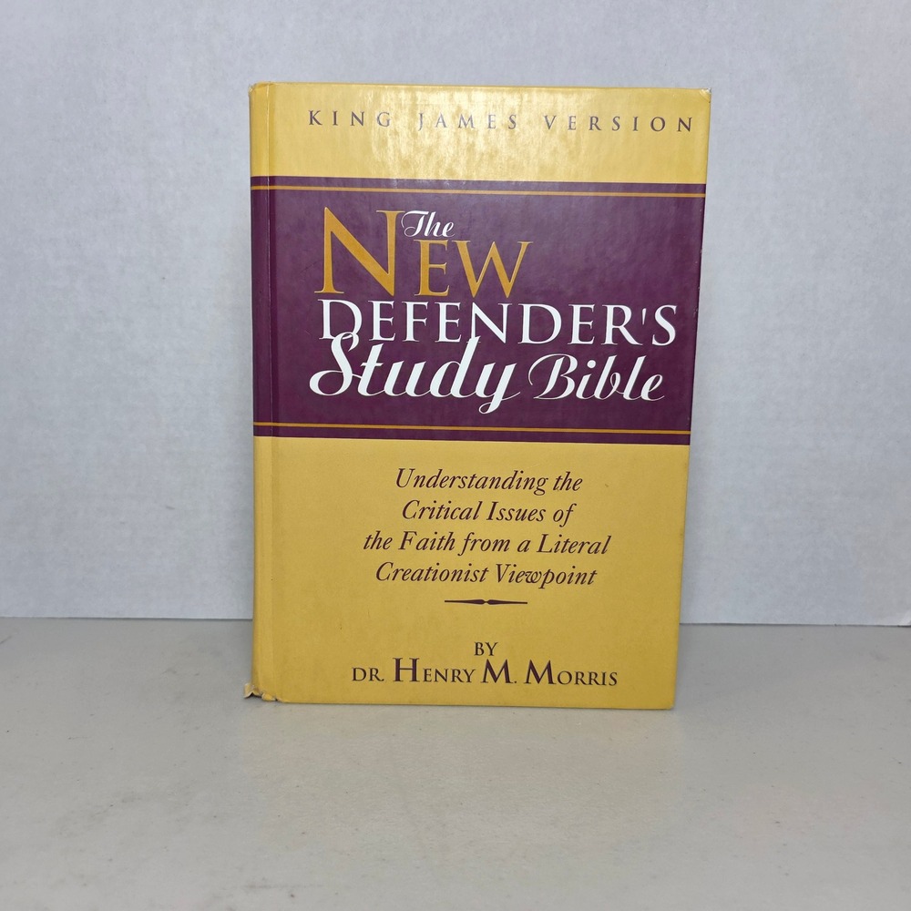 The New Defenders Study Bible KJV Henry M Morris World Publishing 2006 Hardcover